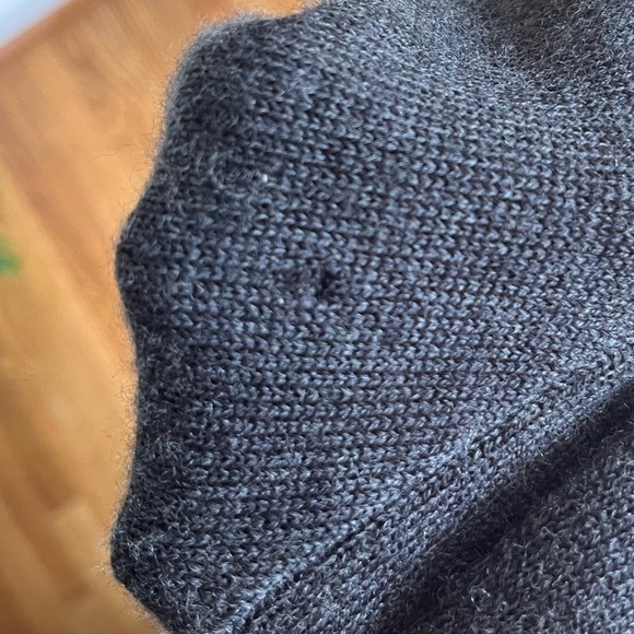 Tahari Merino Wool Blend Open Front Long Line Cardigan Pockets Long Slee… - Picture 3 of 5